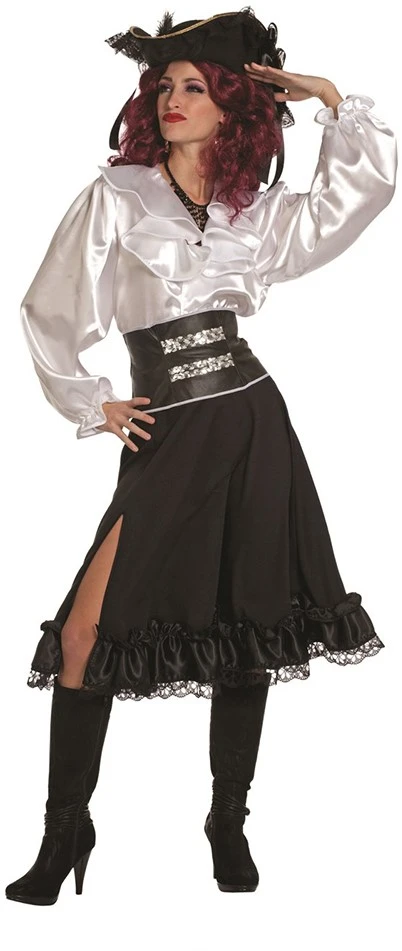 Overig 3/4 Rok Met Ruche En Kant Zwart 2 Overig 3/4 Rok Met Ruche En Kant Zwart