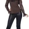 Overig Blouse Victoria Bruin Voor Dames -Goedkope Feest Pracht Winkel blouse victoria bruin voor dames