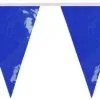 Overig Brandvertragende Vlaggenlijn Blauw 10m (PVC) -Goedkope Feest Pracht Winkel brandvertragende vlaggenlijn blauw 10m pvc