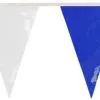 Overig Brandvertragende Vlaggenlijn Blauw-Wit 10m (PVC) -Goedkope Feest Pracht Winkel brandvertragende vlaggenlijn blauw wit 10m pvc