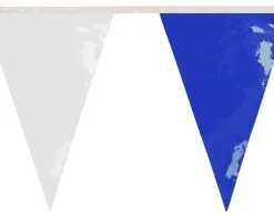 Overig Brandvertragende Vlaggenlijn Blauw-Wit 10m (PVC)