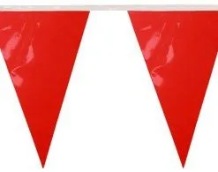 Overig Brandvertragende Vlaggenlijn Rood 10m (PVC)