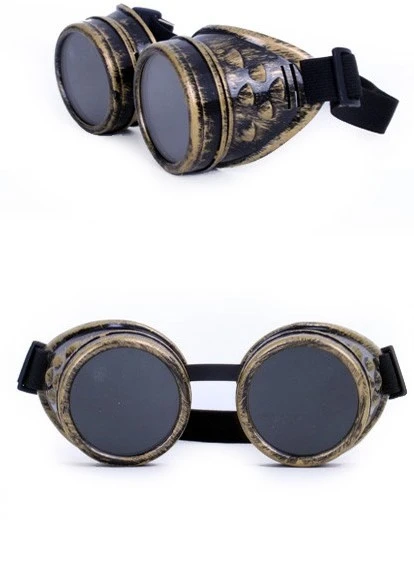 Overig Bril Steampunk Goud 3 Overig Bril Steampunk Goud