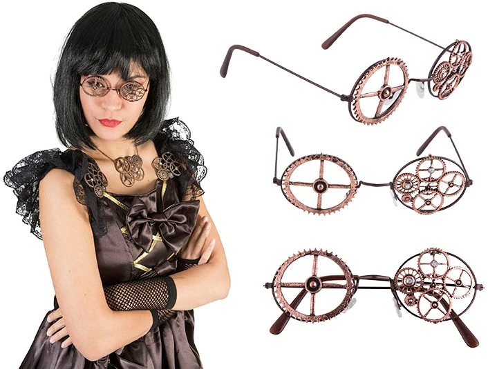 Overig Bril Steampunk Tandwielen 3 Overig Bril Steampunk Tandwielen