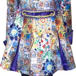 Carnavalsland Carnavalsjas Diamanten-Paars Lang Voor Dames 12 Carnavalsland Carnavalsjas Diamanten-Paars Lang Voor Dames -Goedkope Feest Pracht Winkel carnavalsjas diamanten paars lang voor dames achterkant