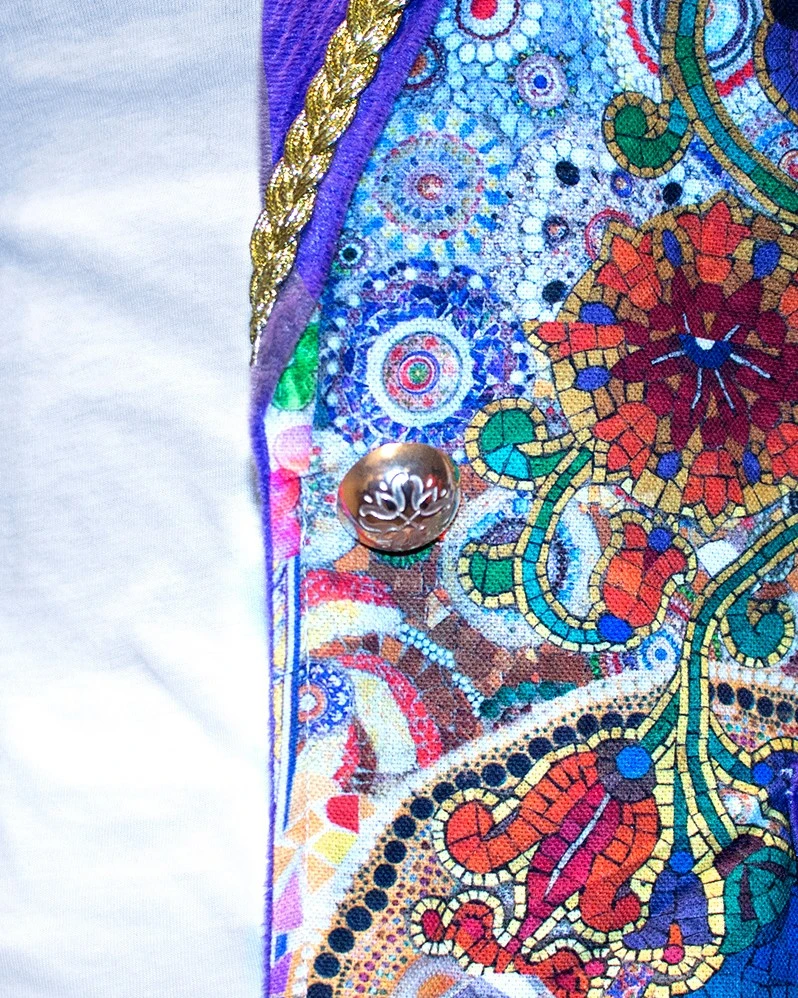 Carnavalsland Carnavalsjas Diamanten-Paars Lang Voor Dames 8 Carnavalsland Carnavalsjas Diamanten-Paars Lang Voor Dames - Afbeelding 6