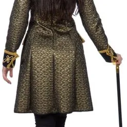 Overig Carnavalsjas Grisha Zwart-Goud Voor Dames -Goedkope Feest Pracht Winkel carnavalsjas grisha zwart goud voor dames achterkant
