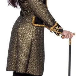 Overig Carnavalsjas Grisha Zwart-Goud Voor Dames -Goedkope Feest Pracht Winkel carnavalsjas grisha zwart goud voor dames zijkant