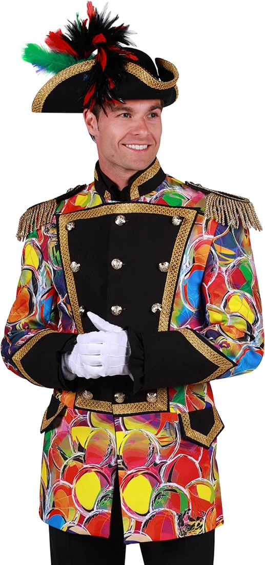 Overig Carnavalsjas Happy Bubbles Voor Heren 4 Overig Carnavalsjas Happy Bubbles Voor Heren - Afbeelding 2