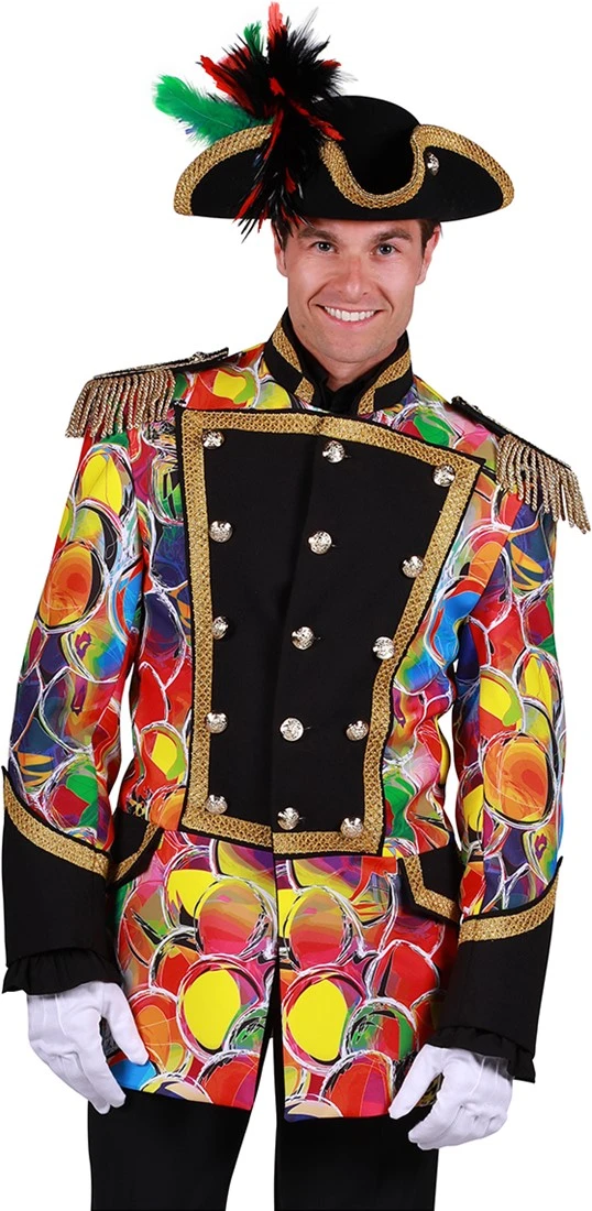 Overig Carnavalsjas Happy Bubbles Voor Heren 3 Overig Carnavalsjas Happy Bubbles Voor Heren