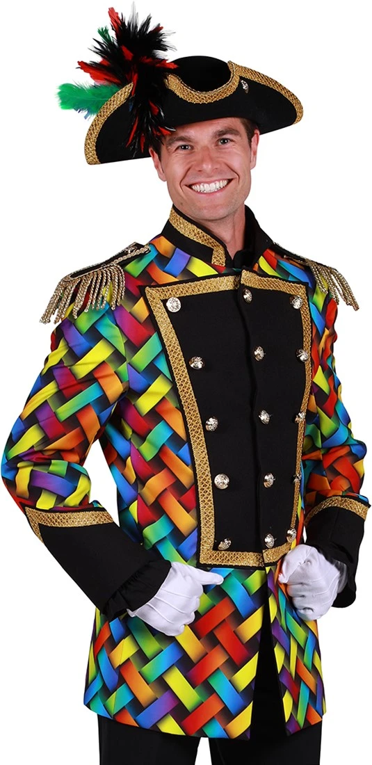 Overig Carnavalsjas Happy Weave Voor Heren 3 Overig Carnavalsjas Happy Weave Voor Heren