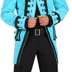 Overig Carnavalsjas Nelson Turquoise Luxe Voor Heren