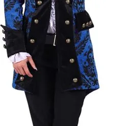 Overig Carnavalsjas Royale Blauw-Zwart Voor Dames