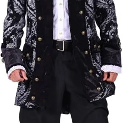 Overig Carnavalsjas Royale Zwart-Zilver Voor Heren