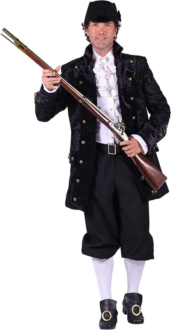 Overig Carnavalsjas Royale Zwart-Zwart Voor Heren 4 Overig Carnavalsjas Royale Zwart-Zwart Voor Heren - Afbeelding 2