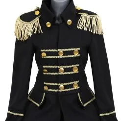 Overig Carnavalsjas Zwart-Goud Luxe Kort