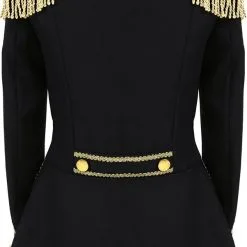 Overig Carnavalsjas Zwart-Goud Luxe Kort 7 Overig Carnavalsjas Zwart-Goud Luxe Kort -Goedkope Feest Pracht Winkel carnavalsjas zwart goud luxe kort achterkant