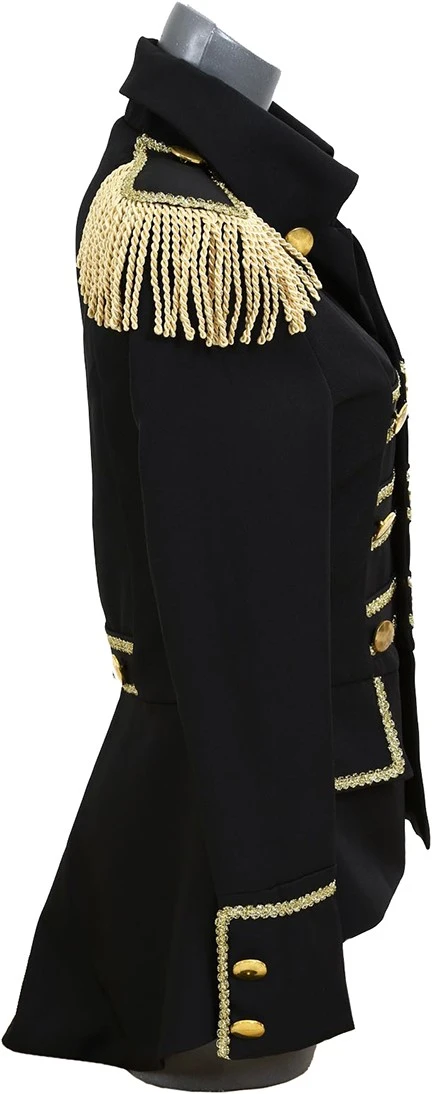 Overig Carnavalsjas Zwart-Goud Luxe Kort 4 Overig Carnavalsjas Zwart-Goud Luxe Kort - Afbeelding 2