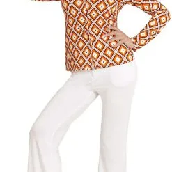 Overig Dames Disco Blouse Seventies Groovy Ruit -Goedkope Feest Pracht Winkel dames disco blouse seventies groovy ruit 2