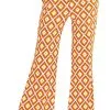 Overig Dames Disco Broek Seventies Groovy Ruit -Goedkope Feest Pracht Winkel dames disco broek seventies groovy ruit