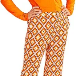 Overig Dames Disco Broek Seventies Groovy Ruit -Goedkope Feest Pracht Winkel dames disco broek seventies groovy ruit 3