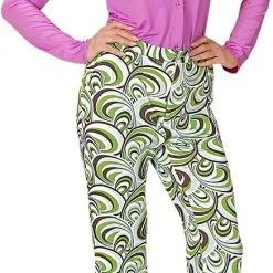 Overig Dames Disco Broek Seventies Groovy Waves -Goedkope Feest Pracht Winkel dames disco broek seventies groovy waves 3