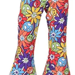 Overig Dames Hippiebroek Smiley Peace