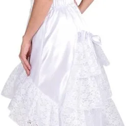 Overig Dames Rok Luxe Met Kant Wit (laagjes)