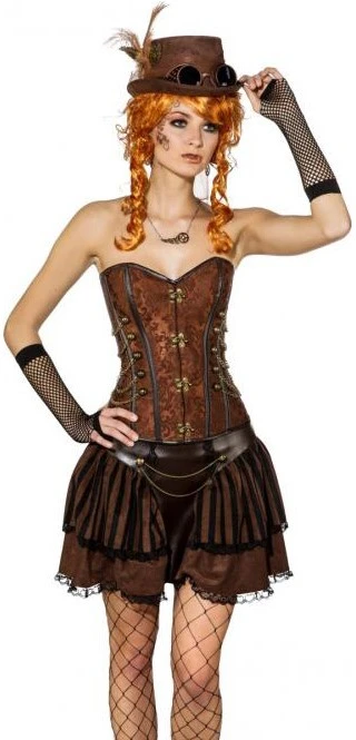 Overig Dames Rokje Steampunk Luxe 6 Overig Dames Rokje Steampunk Luxe - Afbeelding 4
