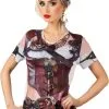 Overig Dames T-shirt Steampunk (Fotorealistisch) 2 Overig Dames T-shirt Steampunk (Fotorealistisch) -Goedkope Feest Pracht Winkel dames t shirt steampunk fotorealistisch