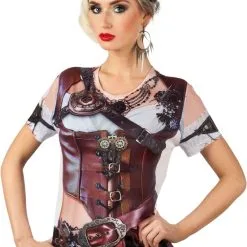 Overig Dames T-shirt Steampunk (Fotorealistisch)