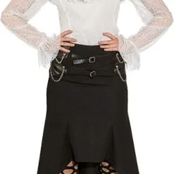Overig Damesblouse Steampunk Kant Wit