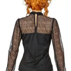 Overig Damesblouse Steampunk Kant Zwart -Goedkope Feest Pracht Winkel damesblouse steampunk kant zwart 3