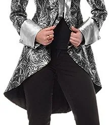 Overig Damesjas Brokaat Luxe Zilver