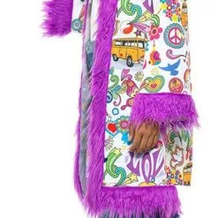 Goedkope Feest Pracht Winkel -Goedkope Feest Pracht Winkel damesjas groovy hippie purple dames zijkant