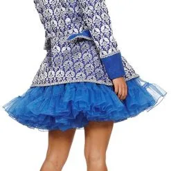 Overig Damesjas Jaquard Blauw/Zilver Luxe 8 Overig Damesjas Jaquard Blauw/Zilver Luxe -Goedkope Feest Pracht Winkel damesjas jaquard blauw zilver luxe 3