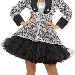 Overig Damesjas Jaquard Zwart/Zilver Luxe