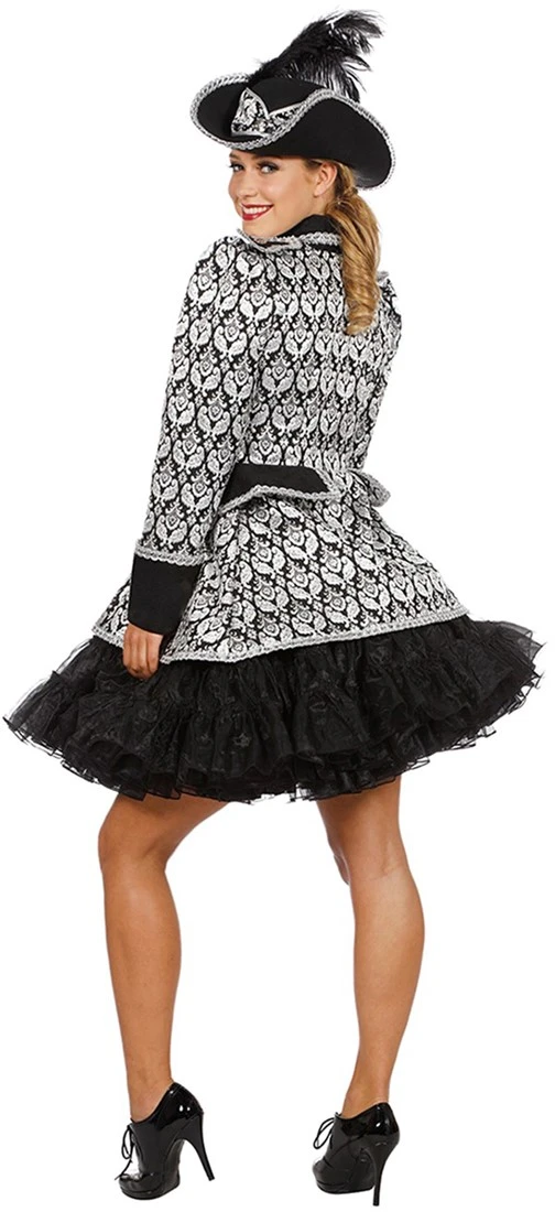 Overig Damesjas Jaquard Zwart/Zilver Luxe 5 Overig Damesjas Jaquard Zwart/Zilver Luxe - Afbeelding 3