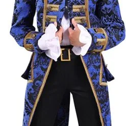 Overig Damesjas Nelson Brokaat Blauw/Zwart Luxe