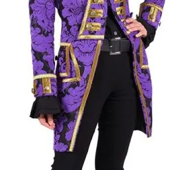 Overig Damesjas Nelson Brokaat Paars/Zwart Luxe -Goedkope Feest Pracht Winkel damesjas nelson brokaat paars zwart luxe 2