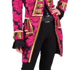 Overig Damesjas Nelson Brokaat Pink/Zwart Luxe 6 Overig Damesjas Nelson Brokaat Pink/Zwart Luxe -Goedkope Feest Pracht Winkel damesjas nelson brokaat pink zwart luxe 2