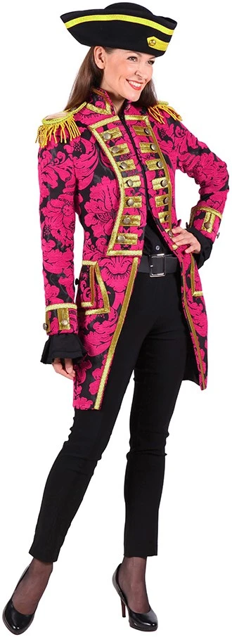 Overig Damesjas Nelson Brokaat Pink/Zwart Luxe 4 Overig Damesjas Nelson Brokaat Pink/Zwart Luxe - Afbeelding 2