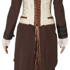 Overig Damesjasje Steampunk Kort Bruin -Goedkope Feest Pracht Winkel damesjasje steampunk kort bruin 3