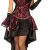 Overig Damesjurk Burlesque Bordeaux Rood/Zwart -Goedkope Feest Pracht Winkel damesjurk burlesque bordeaux rood zwart