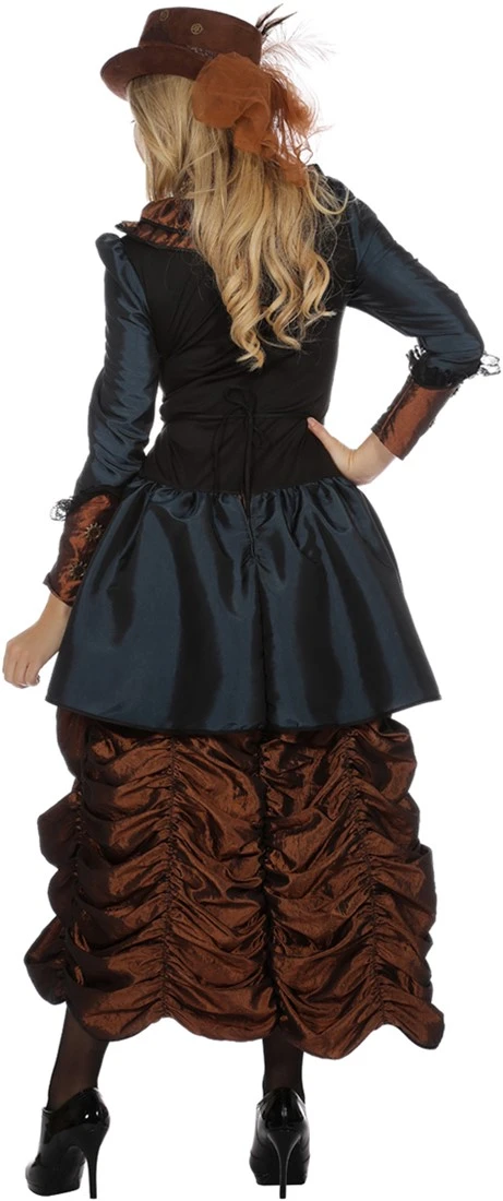 Overig Damesjurk Steampunk Blue Luxe 5 Overig Damesjurk Steampunk Blue Luxe - Afbeelding 3