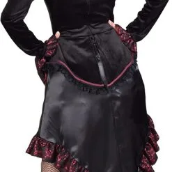Overig Damesjurk Steampunk Victoria Zwart/Rood -Goedkope Feest Pracht Winkel damesjurk steampunk victoria zwart rood 3
