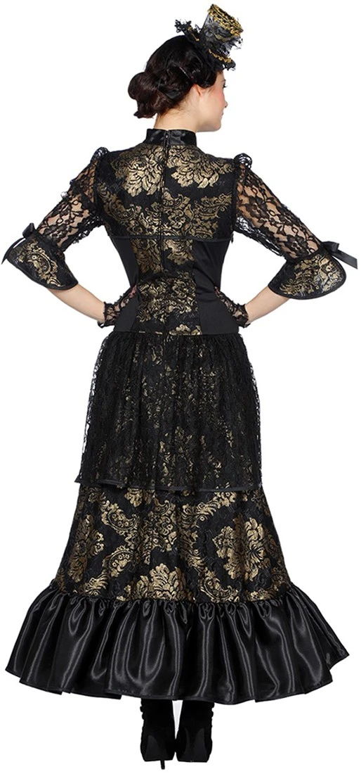 Overig Damesjurk Victoriaanse Dame Luxe 5 Overig Damesjurk Victoriaanse Dame Luxe - Afbeelding 3