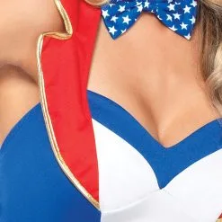 LEG AVENUE Dameskostuum Amerikaanse Yankee Doodle Darling 8 LEG AVENUE Dameskostuum Amerikaanse Yankee Doodle Darling -Goedkope Feest Pracht Winkel dameskostuum amerikaanse yankee doodle darling detail 1