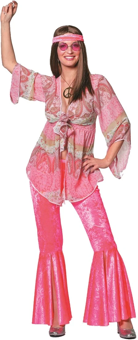 Overig Dameskostuum Flower Power De Luxe 4 Overig Dameskostuum Flower Power De Luxe - Afbeelding 2