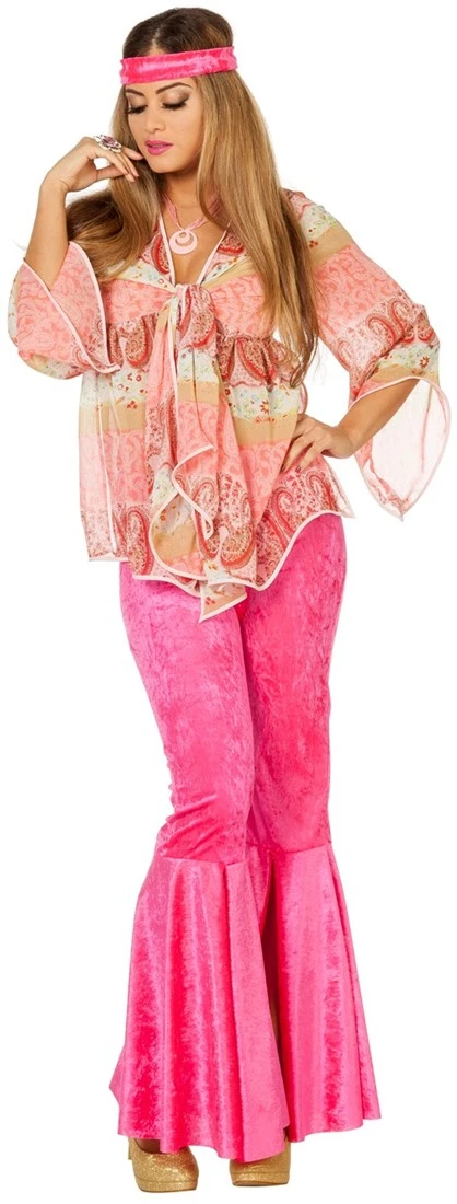 Overig Dameskostuum Flower Power De Luxe 3 Overig Dameskostuum Flower Power De Luxe